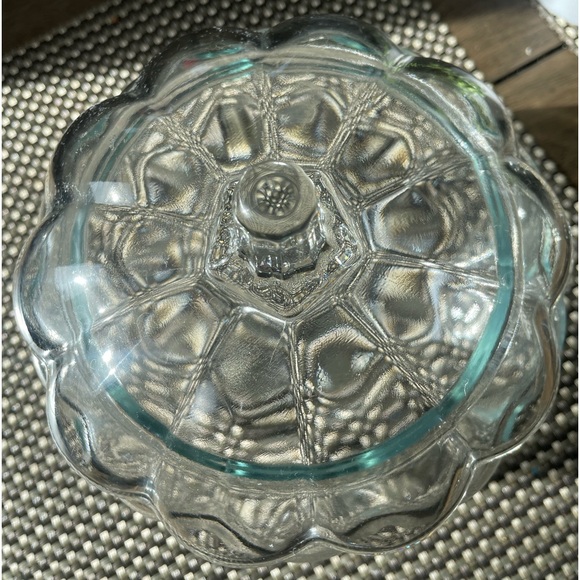 Glass Pumpkin Jar, Removable Lid, Approximately 7inch Height, 6inch Width - Picture 7 of 7